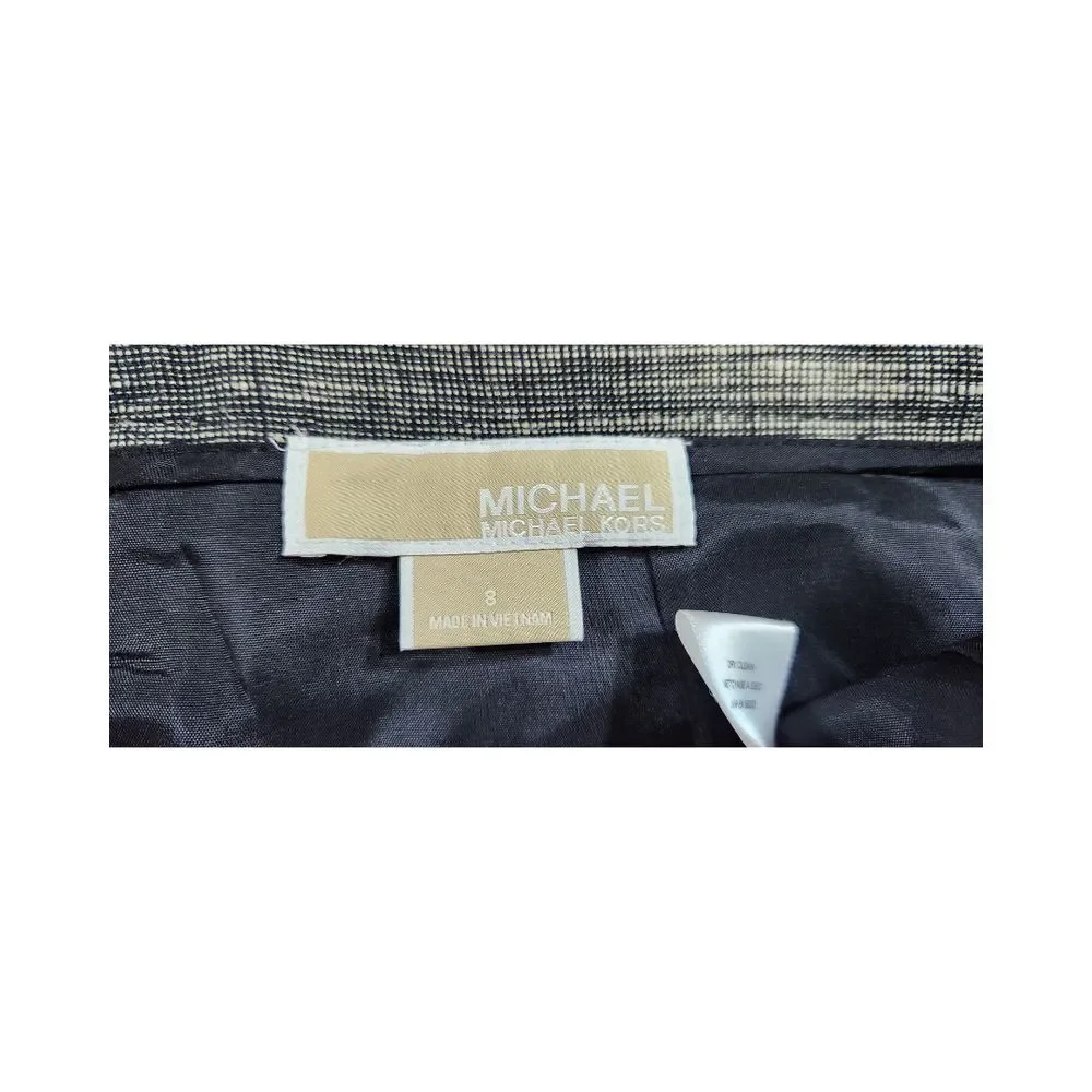 Michael‎ Kors Womens Gray Pencil Skirt Knee Length Size 8